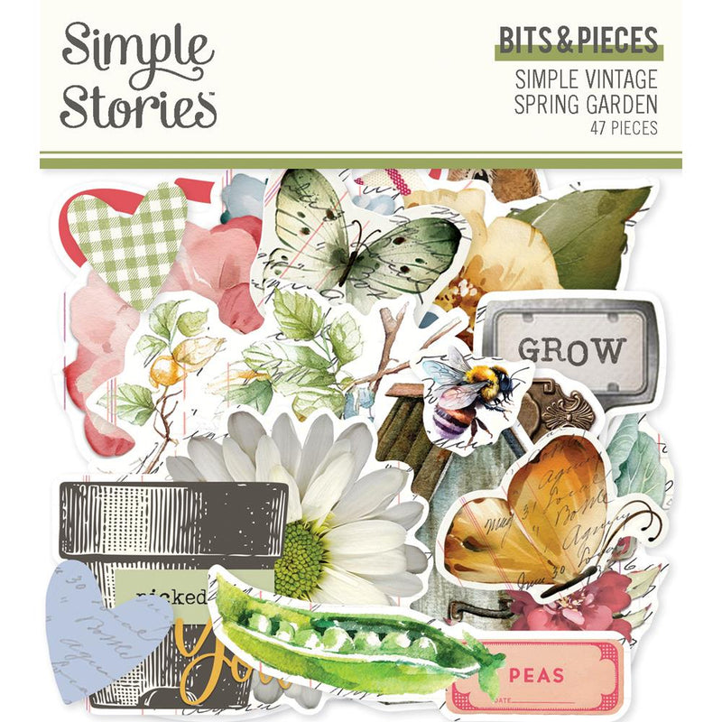 Simple Vintage Spring Garden - Bits & Pieces