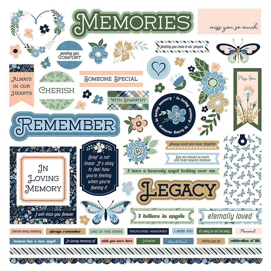 In Loving Memory - Element Stickers