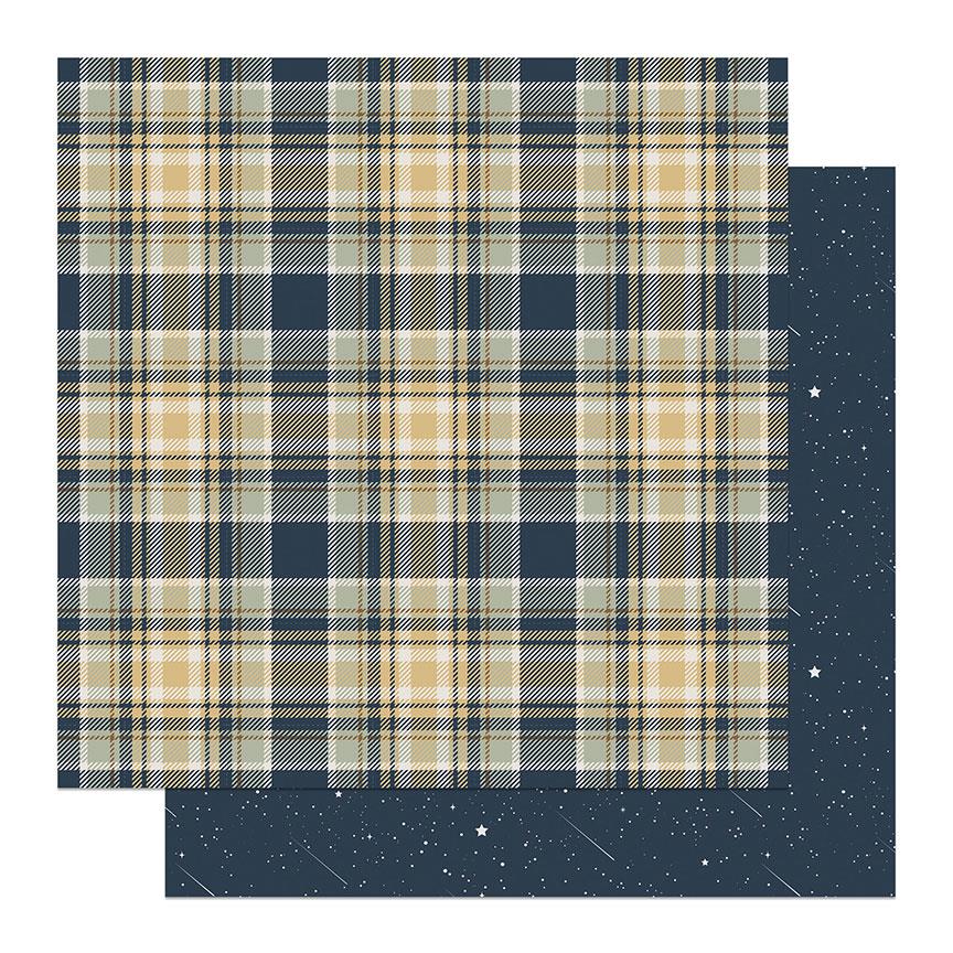 To The Moon And Back - Falling Stars Plaid