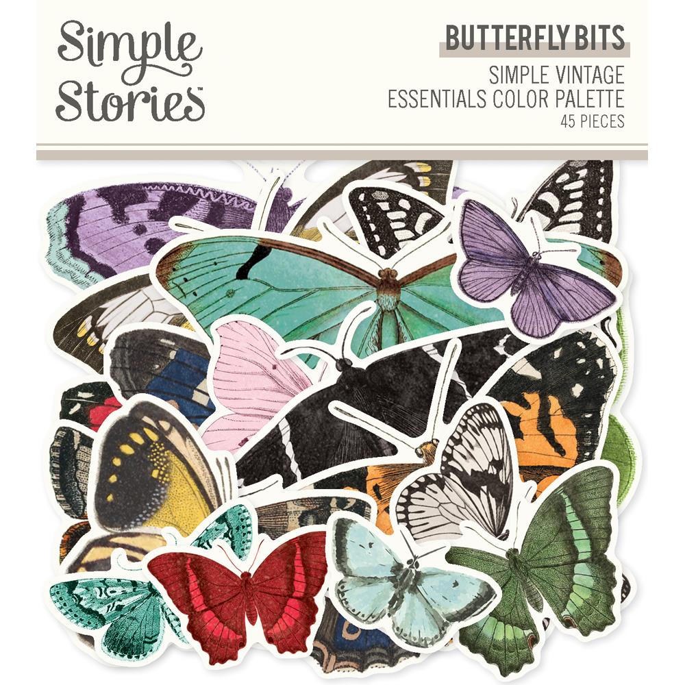 Simple Vintage Color Palette - Butterfly Bits