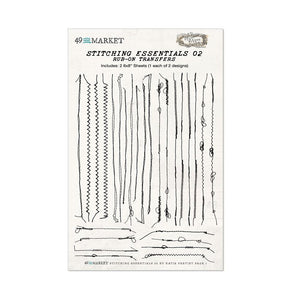 Vintage Bits - Stitching Essentials 02 Rub-On Transfers