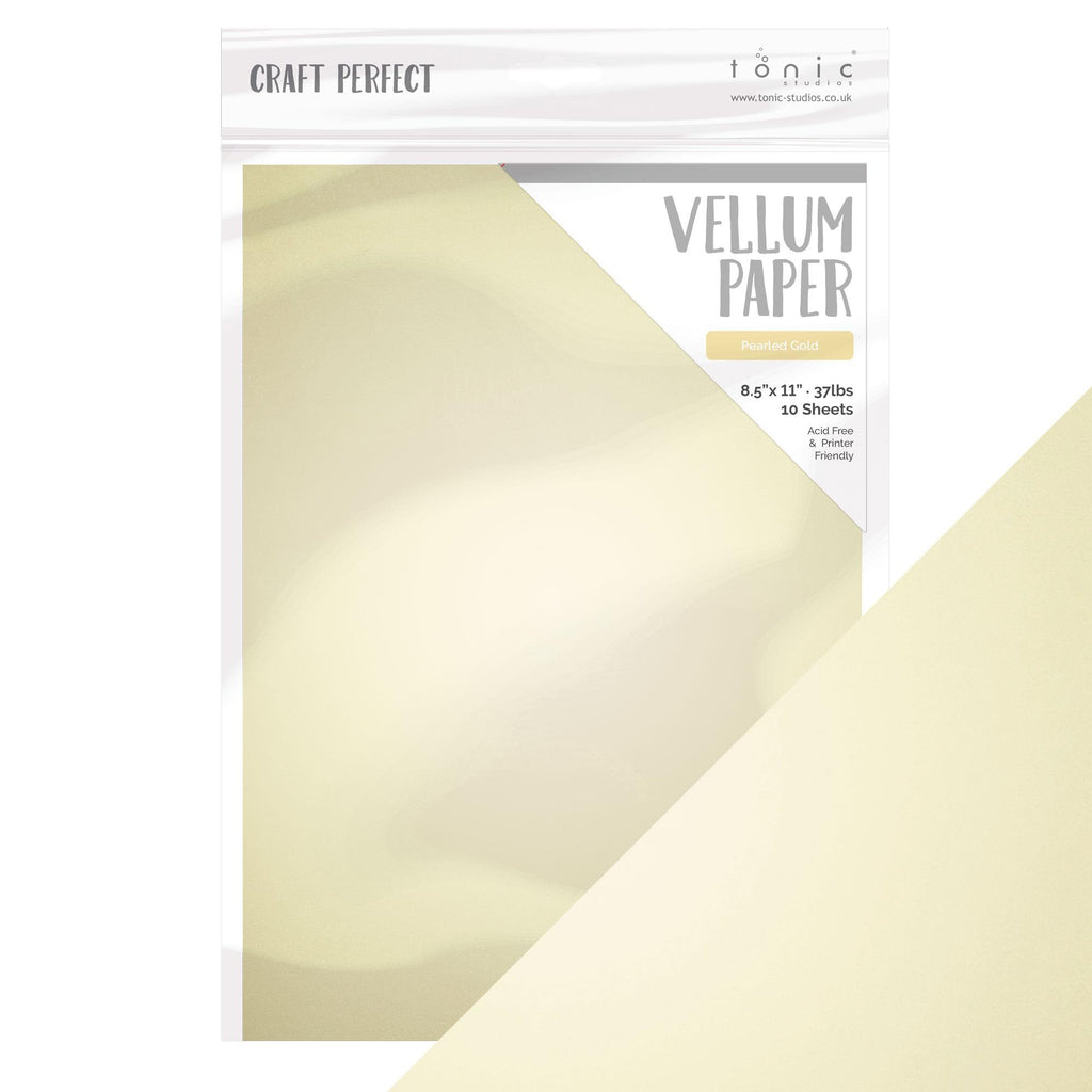 Vellum - Pearlized Gold 10 Pack