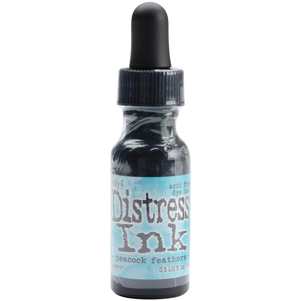 Distress Ink Re-Inker - Peacock Feathers