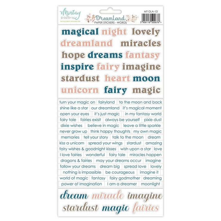 Dreamland - Word Stickers