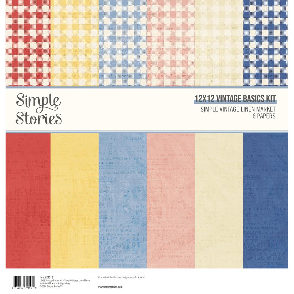 Simple Vintage Linen Market - Basics Kit