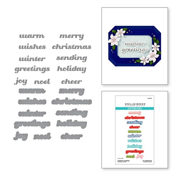 Christmas Greetings Die Set