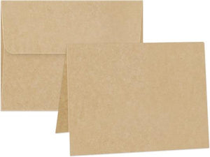 A2 Cards With Envelopes - Kraft