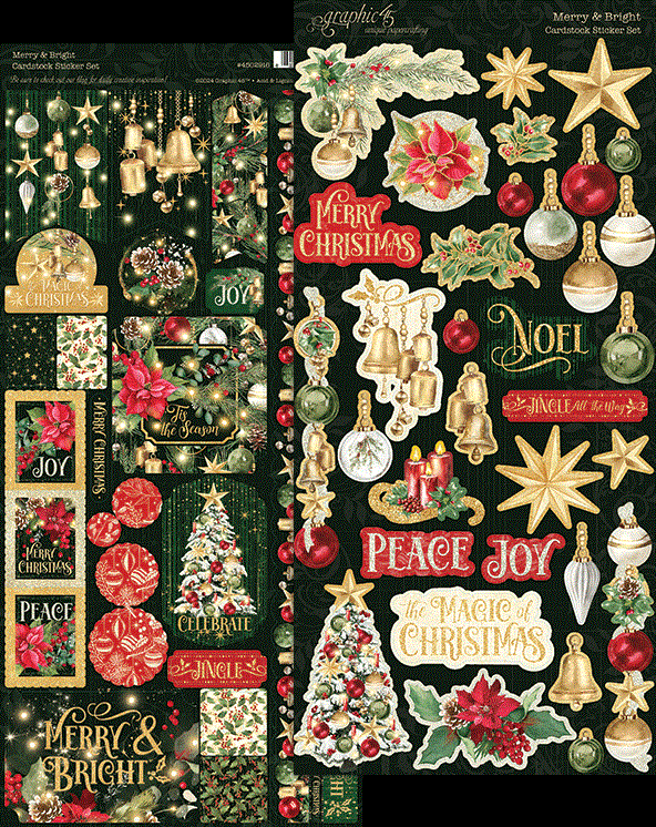 Merry & Bright - Cardstock Sticker Set