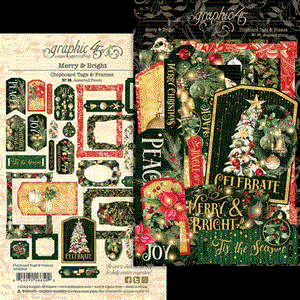 Merry & Bright - Chipboard Tags & Frames