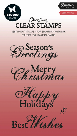 Christmas Clear Stamps - Best Wishes