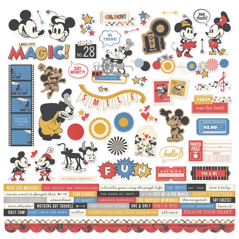 Classic Mouse - Cardstock Sticker Sheet