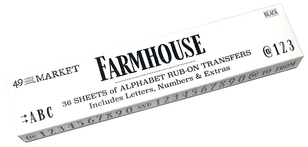 Rub-On Transfers - Farmhouse