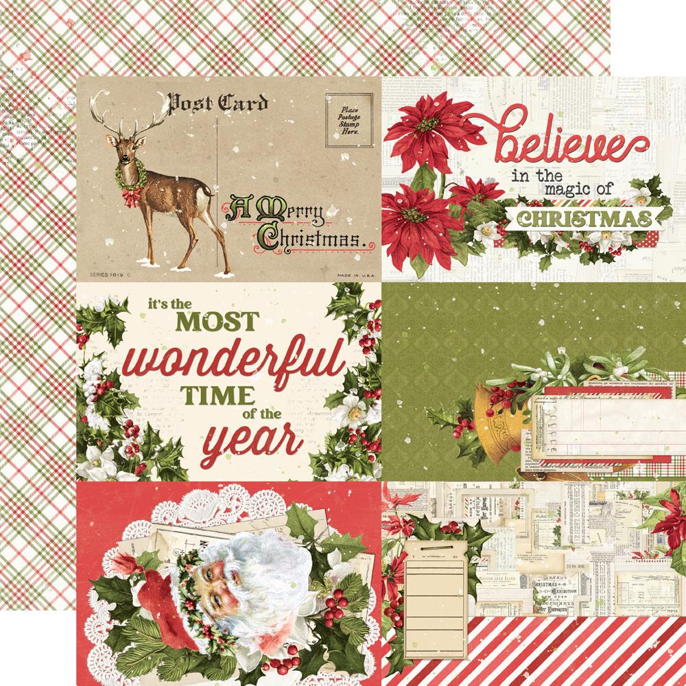 Simple Vintage Yuletide - 4x6 Elements