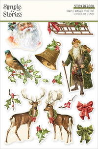 Simple Vintage Yuletide - Sticker Book