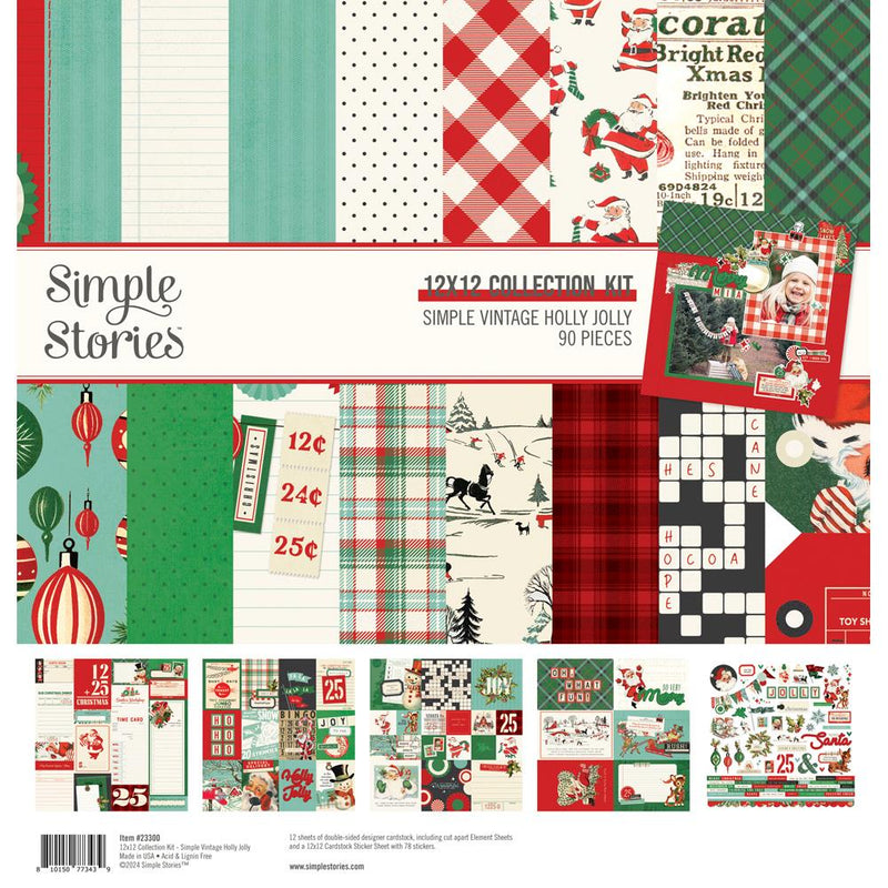 Simple Vintage Holly Jolly - Collection Kit