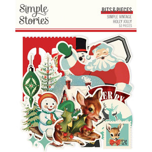 Simple Vintage Holly Jolly - Bits & Pieces