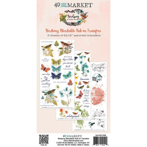 Birdsong - Blendable Rub-On Transfers