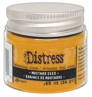 Distress Embossing Glaze - Mustard Seed