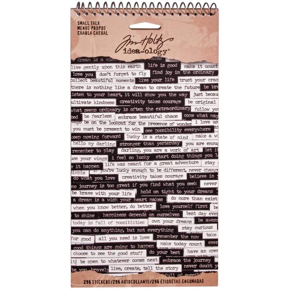 Tim Holtz - Small Talk Sticker Book