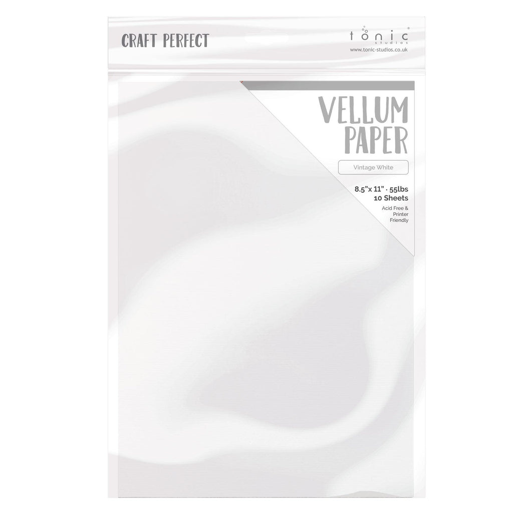 Vellum Paper - Vintage White 10 Pack