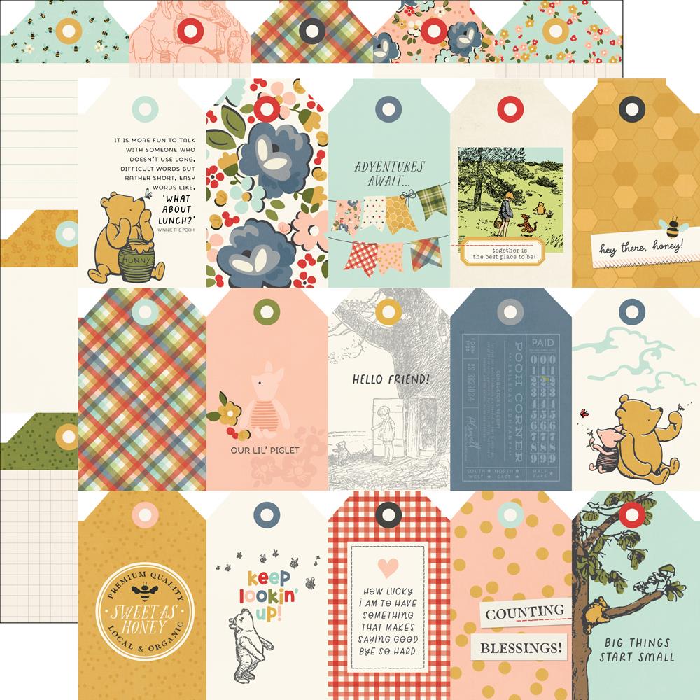 Say Cheese Classic Pooh - Tag Elements