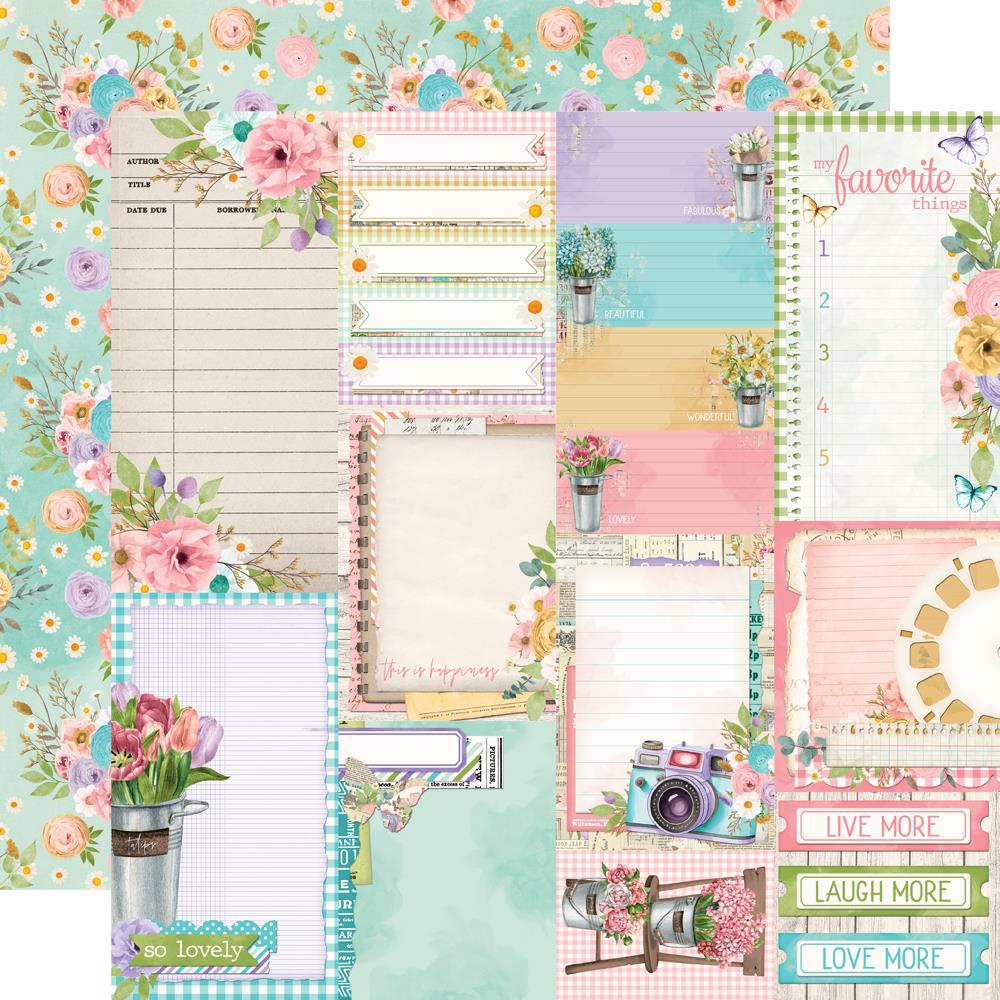 Simple Vintage Flower Shoppe - Journal Elements