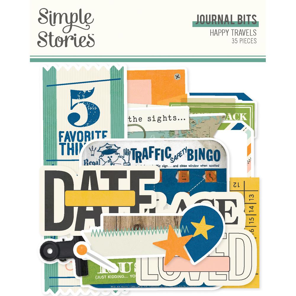 Happy Travels - Journal Bits