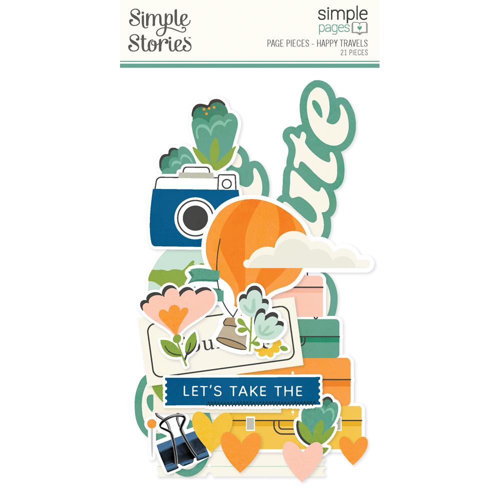 Happy Travels - Page Pieces