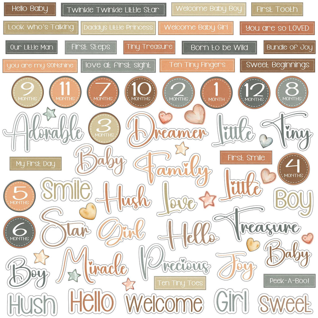Little Dreamers - Chipboard Words