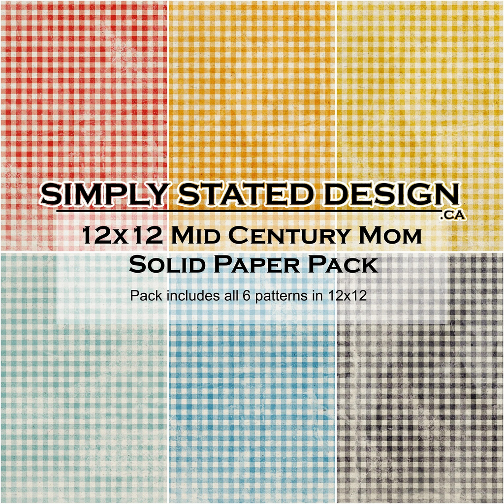 Mid Century Mom - Solids Paper Pack