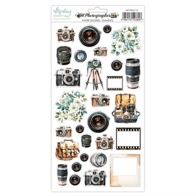 Photographer - Elements Paper Stickers