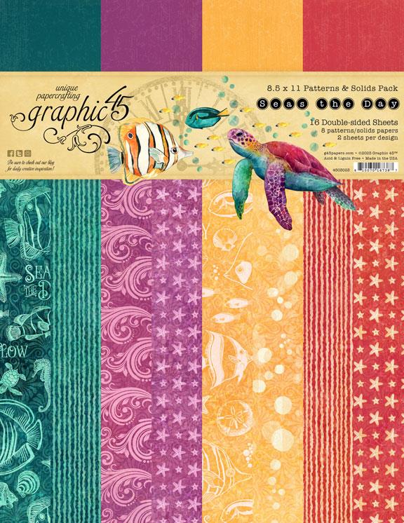 Seas The Day - Patterns & Solids Pack