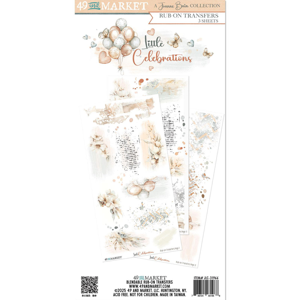 Little Celebrations - Rub On Transfers