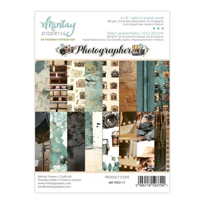 Photographer - 6x8 Add-On Paper Pack