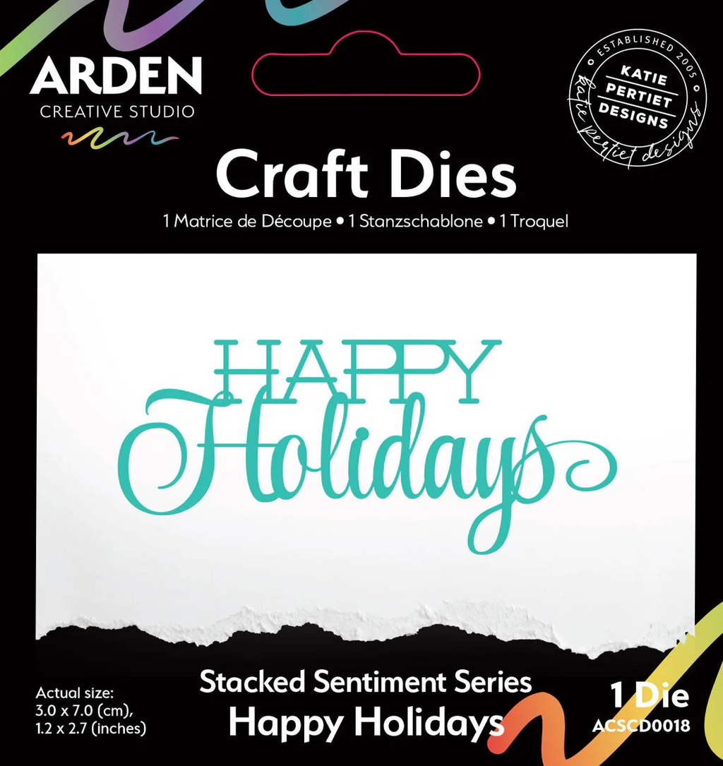 Happy Holidays Die Set