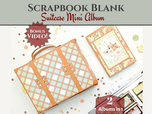 Frame Accordian Suitcase Mini Album