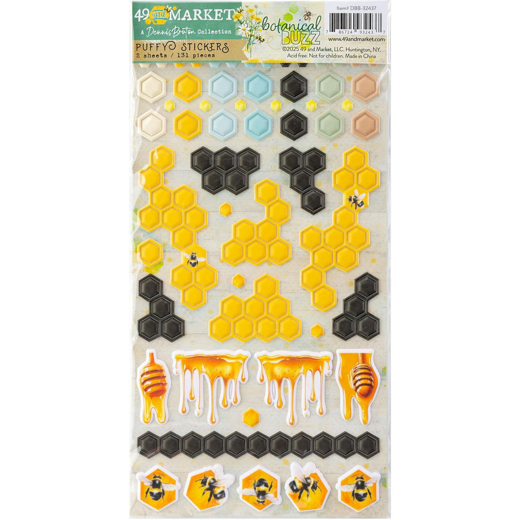 Botanical Buzz - Puffy Stickers