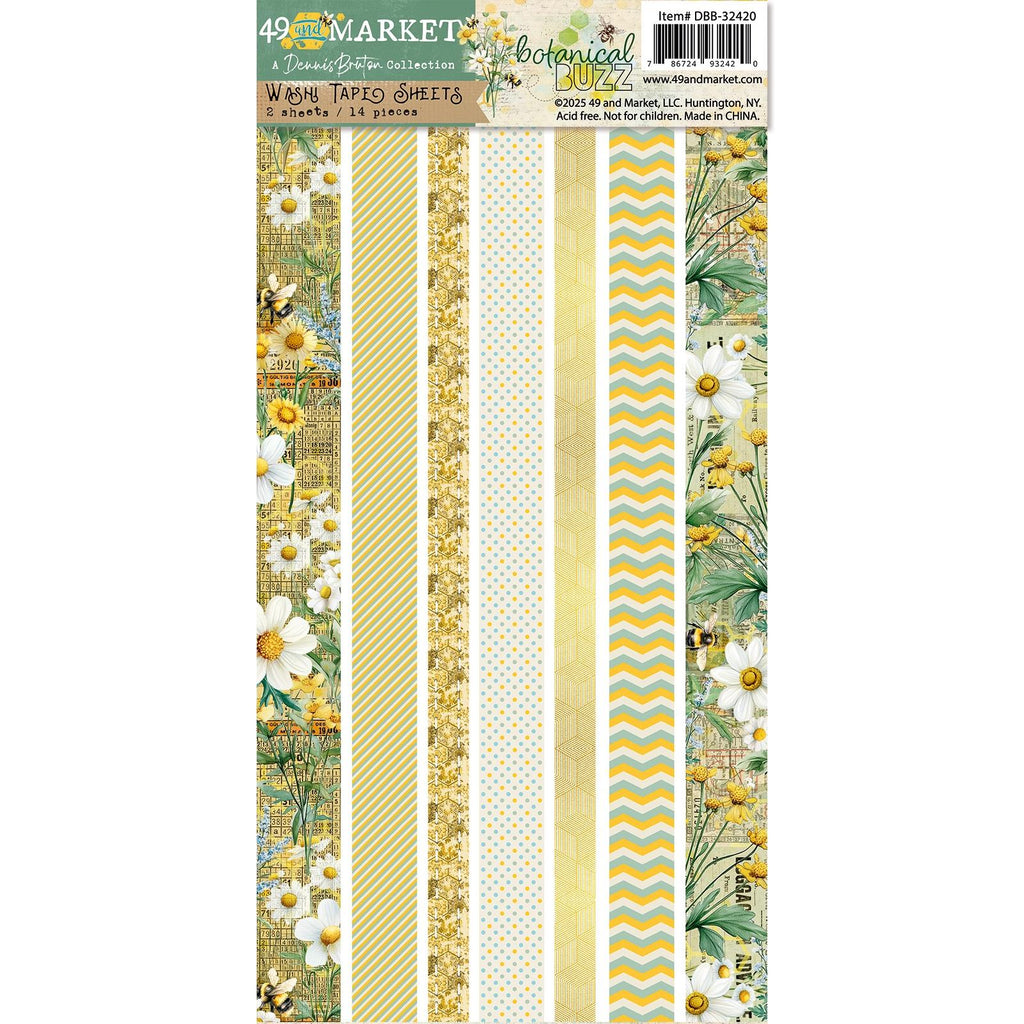 Botanical Buzz - Washi Tape Sheets