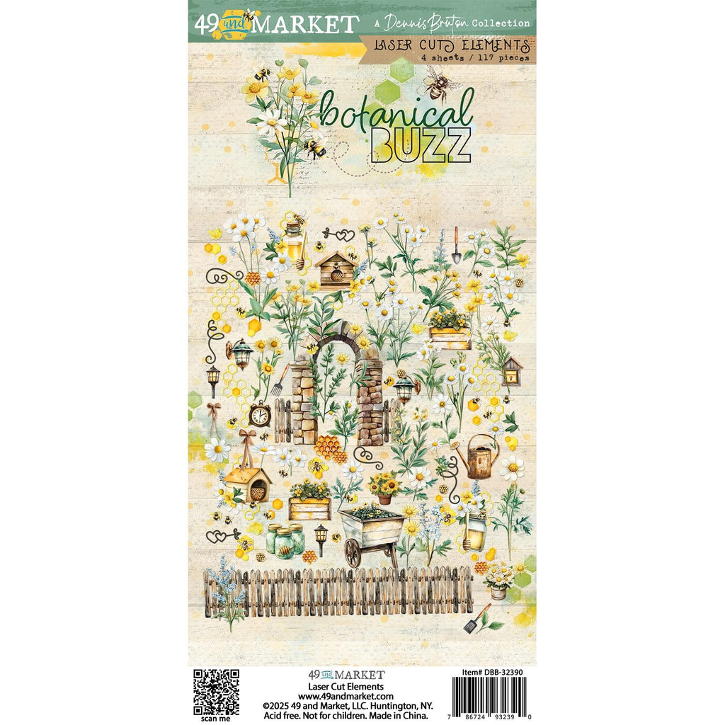 Botanical Buzz - Laser Cut Elements