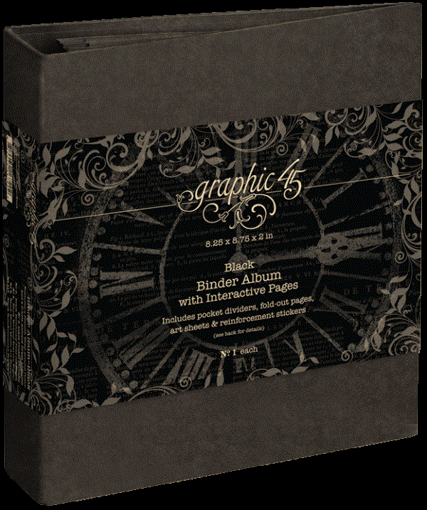 Binder Album With Interactive Pages - Black