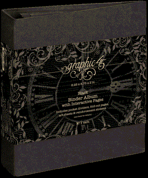 Binder Album With Interactive Pages - Black