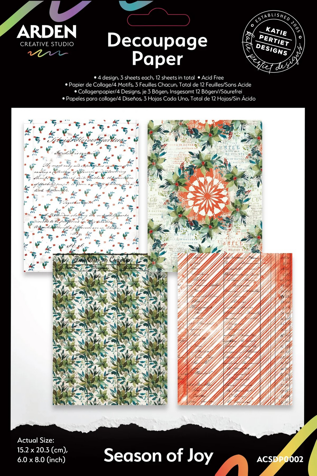 Season Of Joy - Decoupage Paper
