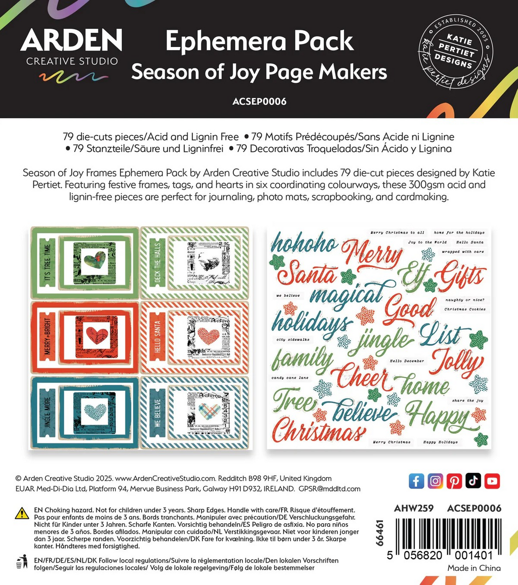 Season Of Joy - Page Makers Ephemera Pack