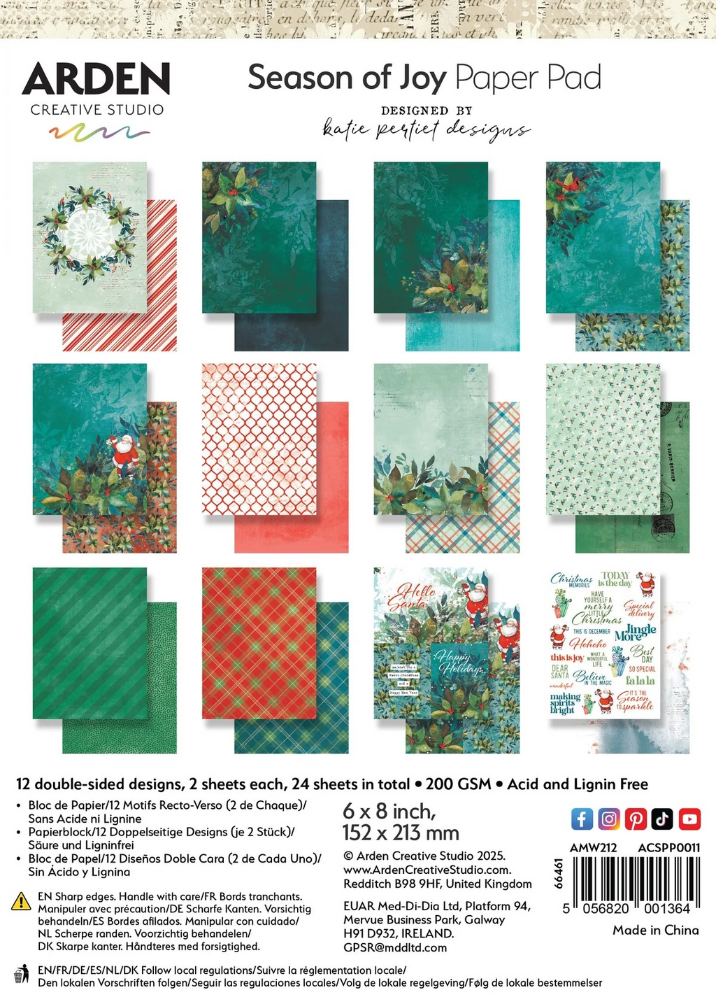 Season Of Joy - 6x8 Paper Pad