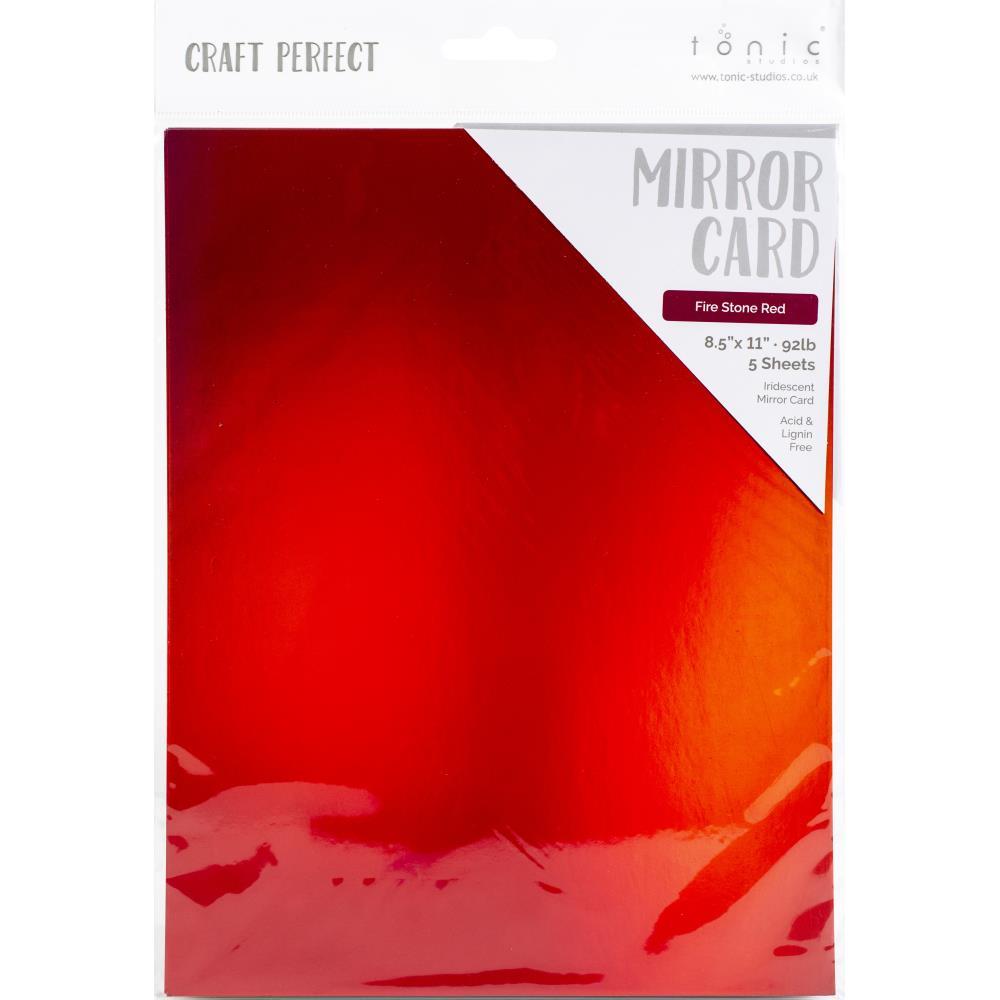 Mirror Card 5 Pack - Fire Stone Red