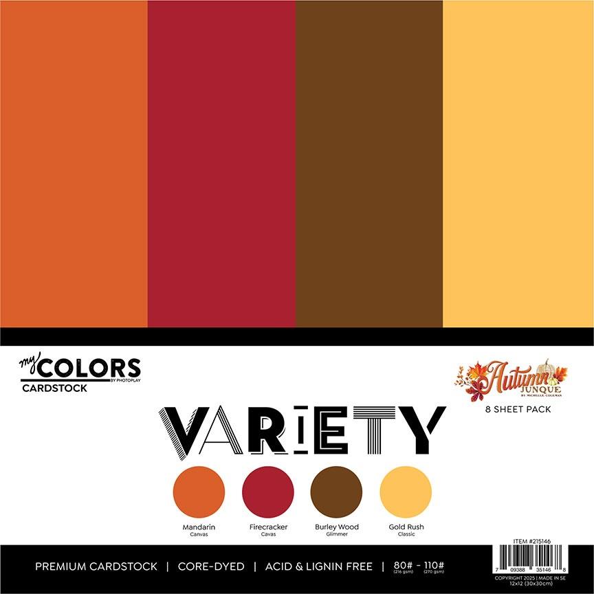Autumn Junque - My Colors Cardstock Pack