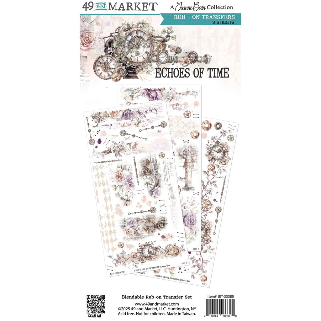 Echoes Of Time - Rub-On Transfers