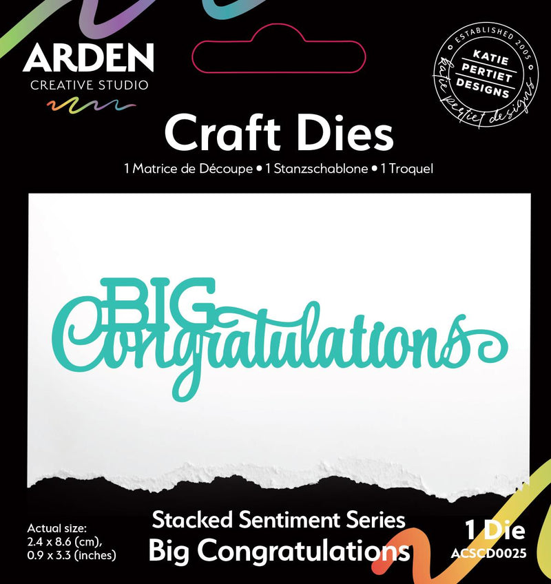 Big Congratulations Die Set