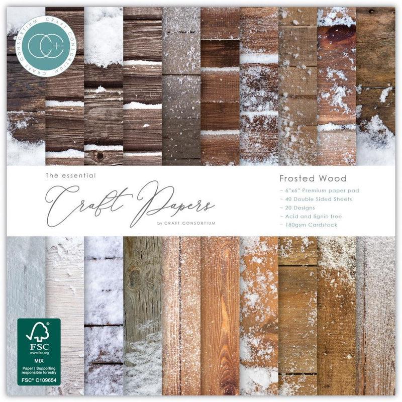 Frosted Wood Paper Pad