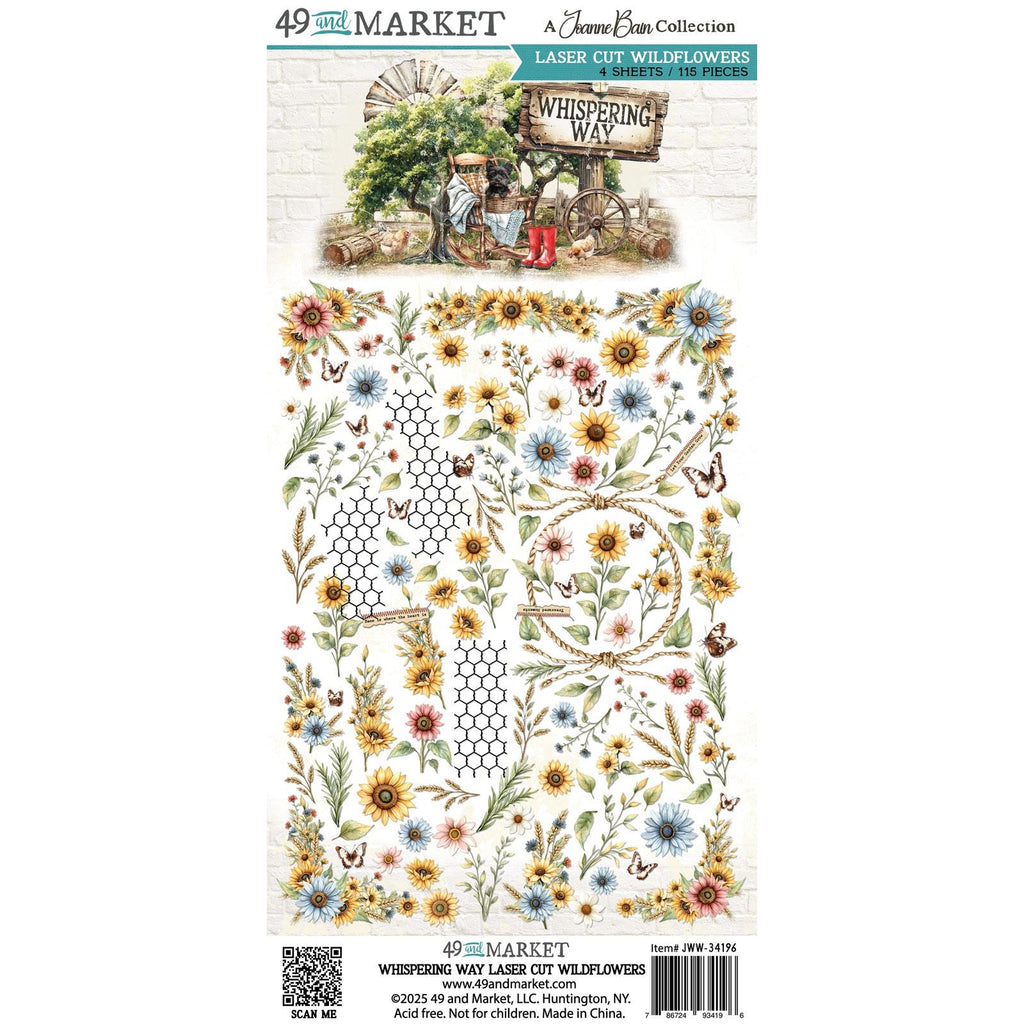 Whispering Way - Laser Cut Wildflowers